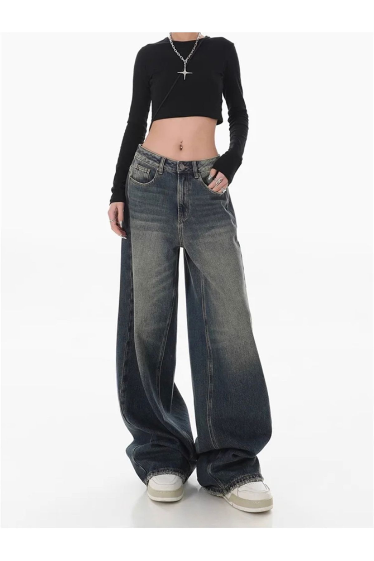 Y2K Eskitme Unisex Baggy   JEAN PANTOLON Y2K Eskitme Unisex Baggy   JEAN PANTOLON