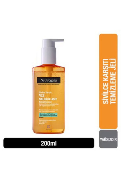 Sivilce Karşıtı Yüz Temizleme Jeli 200 ml Sivilce Karşıtı Yüz Temizleme Jeli 200 ml