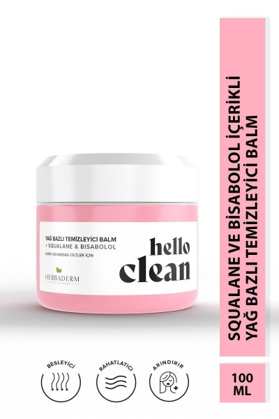 Hello Clean Kuru Ve Hassas Ciltler Için Yağ Bazlı Makyaj Temizleyici Hello Clean Kuru Ve Hassas Ciltler Için Yağ Bazlı Makyaj Temizleyici