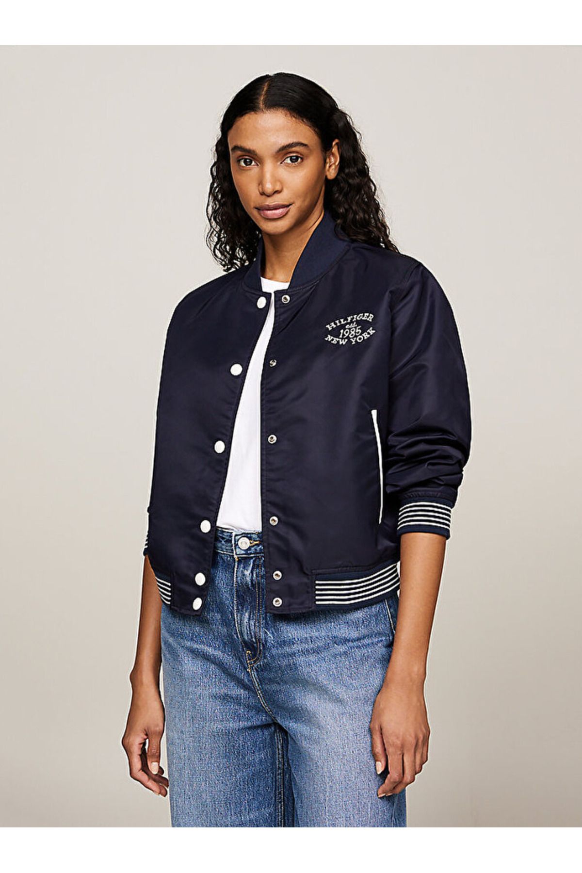 Varsity Water Repellent Bomber Jacket Varsity Water Repellent Bomber Jacket