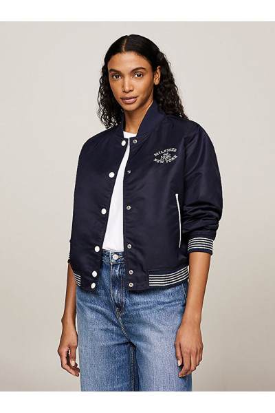 Varsity Water Repellent Bomber Jacket