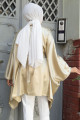 Yarasa Kol Gold Tesettür Saten Tunik 41443GOLD Yarasa Kol Gold Tesettür Saten Tunik 41443GOLD
