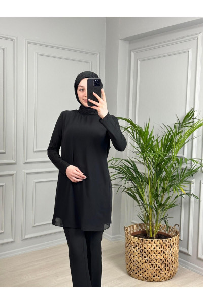 Siyah Uzun Kol İçlik Siyah Uzun Kol İçlik