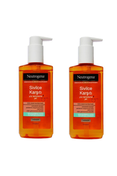 Sivilce Karşıtı Yüz Temizleme Jeli 200 ml X2 Sivilce Karşıtı Yüz Temizleme Jeli 200 ml X2