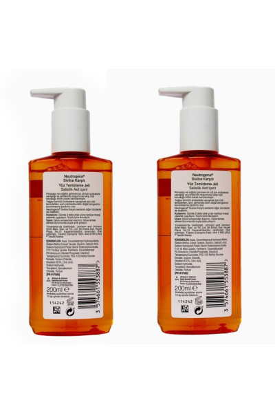 Sivilce Karşıtı Yüz Temizleme Jeli 200 ml X2 Sivilce Karşıtı Yüz Temizleme Jeli 200 ml X2