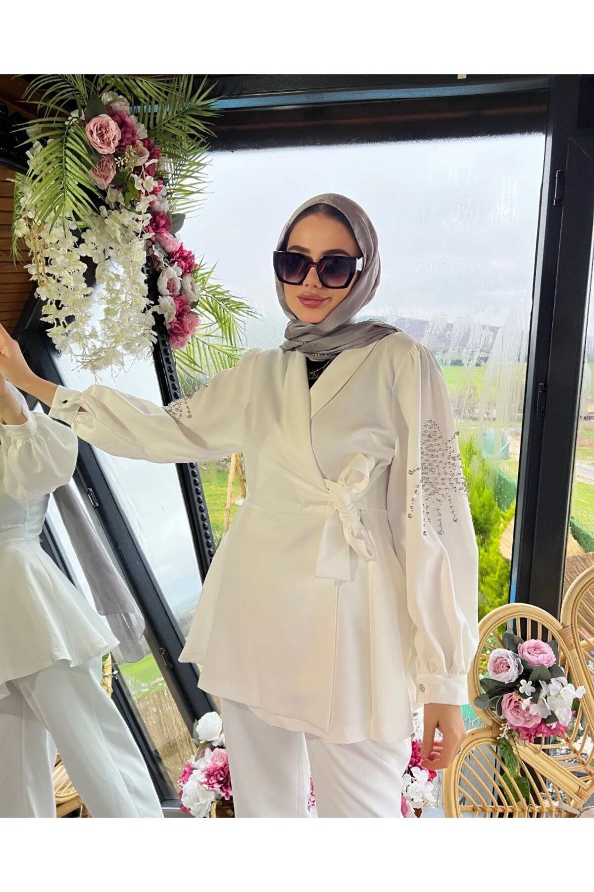 Taş İşlemeli Tunik Takım Taş İşlemeli Tunik Takım