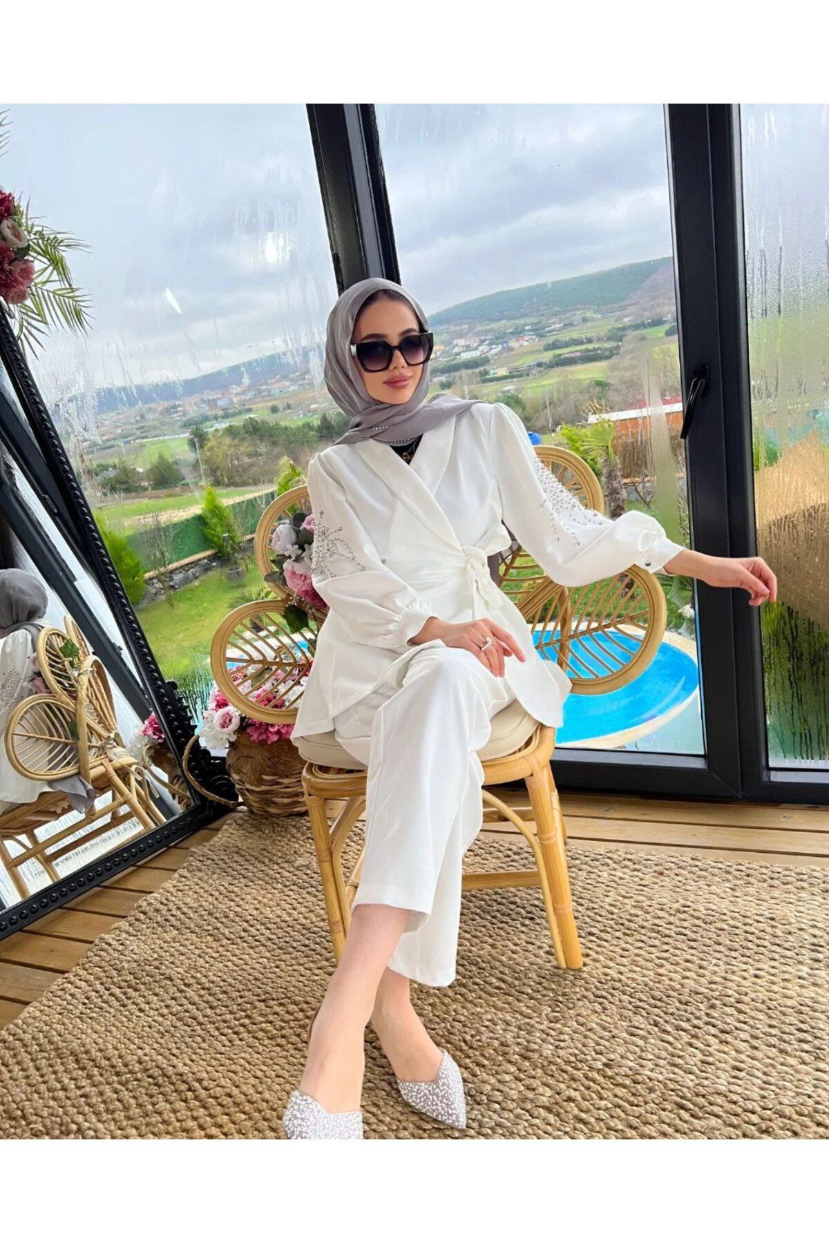 Taş İşlemeli Tunik Takım Taş İşlemeli Tunik Takım
