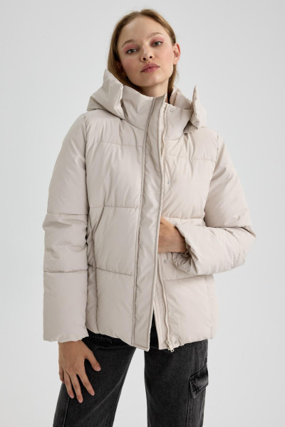 Su Geçirmez Relax Fit Kapüşonlu Şişme Mont A4090ax23wn Su Geçirmez Relax Fit Kapüşonlu Şişme Mont A4090ax23wn