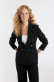 Oversize Geniş Kalıp Gömlek Yaka Düğmeli Basic Düz Blazer Ceket D3155ax24au Oversize Geniş Kalıp Gömlek Yaka Düğmeli Basic Düz Blazer Ceket D3155ax24au