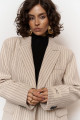 Rosalind Bej Çizgili Blazer Ceket Rosalind Bej Çizgili Blazer Ceket