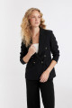 Oversize Geniş Kalıp Gömlek Yaka Düğmeli Basic Düz Blazer Ceket D3155ax24au Oversize Geniş Kalıp Gömlek Yaka Düğmeli Basic Düz Blazer Ceket D3155ax24au