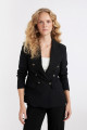 Oversize Geniş Kalıp Gömlek Yaka Düğmeli Basic Düz Blazer Ceket D3155ax24au Oversize Geniş Kalıp Gömlek Yaka Düğmeli Basic Düz Blazer Ceket D3155ax24au