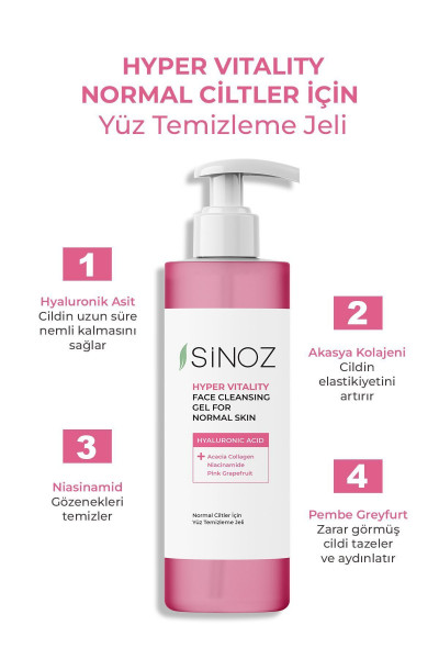 Normal Ciltler için Yüz Temizleme Jeli 400ML Normal Ciltler için Yüz Temizleme Jeli 400ML