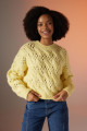 Oversize Fit Bisiklet Yaka Ajur Kazak B8623ax23cw Oversize Fit Bisiklet Yaka Ajur Kazak B8623ax23cw