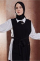 KUŞAKLI ÜÇLÜ PANTOLONLU TAKIM 44171 KUŞAKLI ÜÇLÜ PANTOLONLU TAKIM 44171