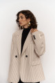 Rosalind Bej Çizgili Blazer Ceket Rosalind Bej Çizgili Blazer Ceket