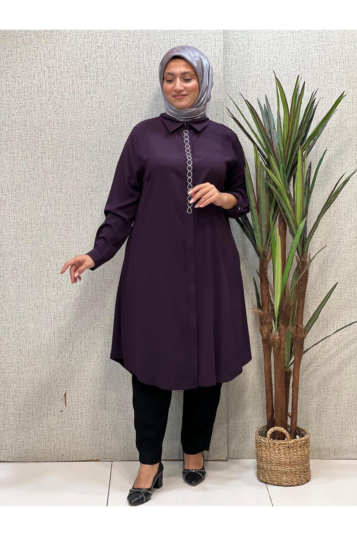 Önü S Taşlı Tunik Önü S Taşlı Tunik