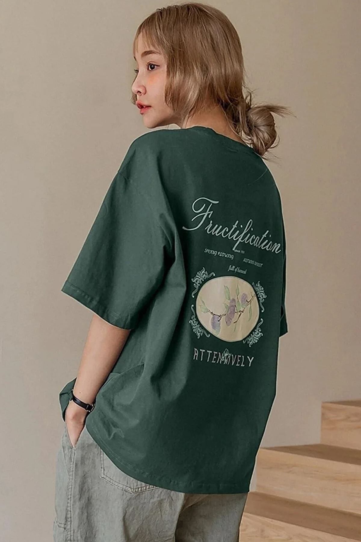 Love Yourself garalio Baskılı T-shirt Love Yourself garalio Baskılı T-shirt