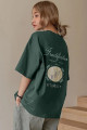 Love Yourself garalio Baskılı T-shirt Love Yourself garalio Baskılı T-shirt