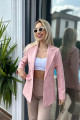 Pudra Blazer Ceket Pudra Blazer Ceket