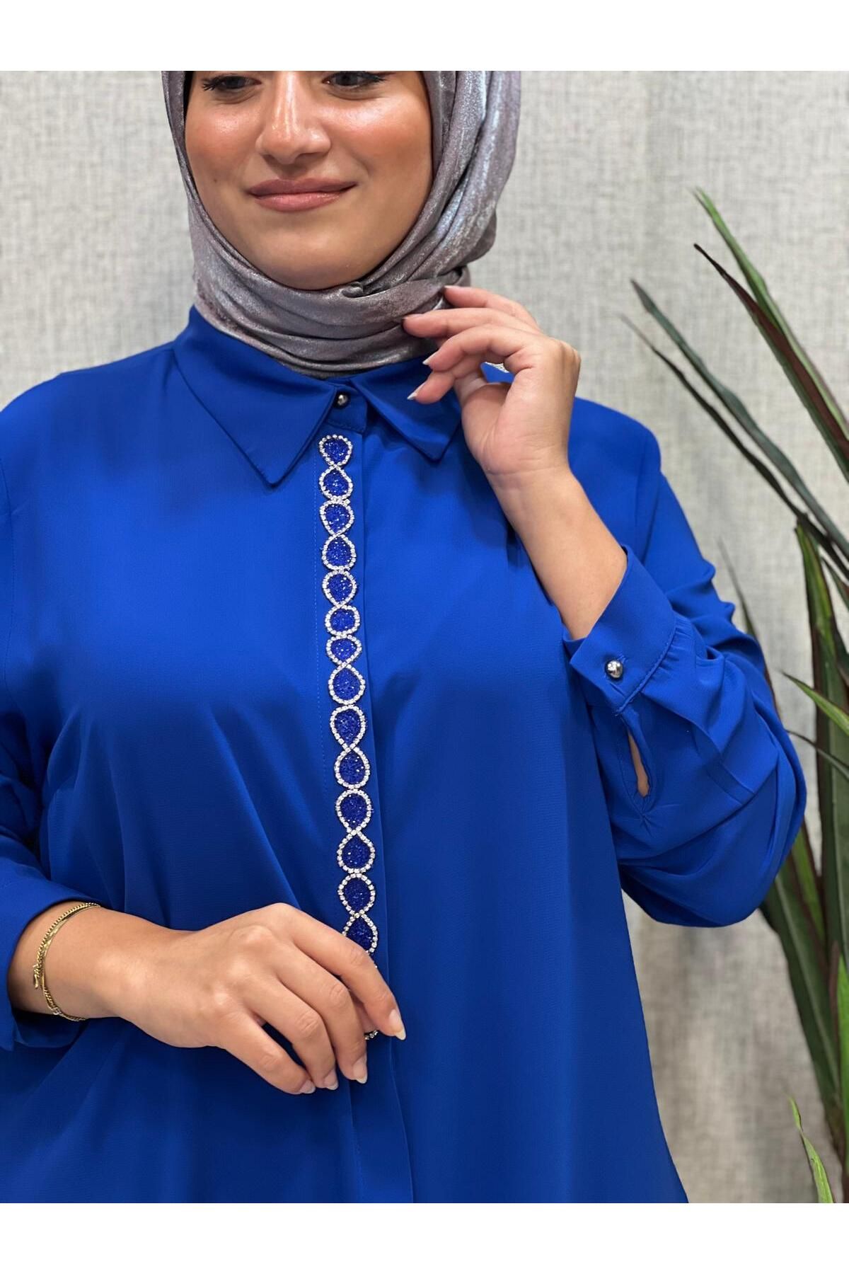 Önü S Taşlı Tunik Önü S Taşlı Tunik