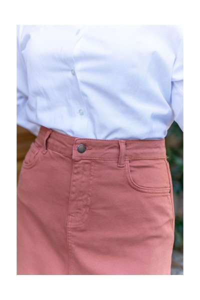 Tesettür Etek - Kiremit Tesettür Etek - Kiremit