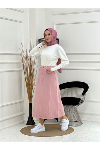 Tesettür Etek - Rosa Tesettür Etek - Rosa