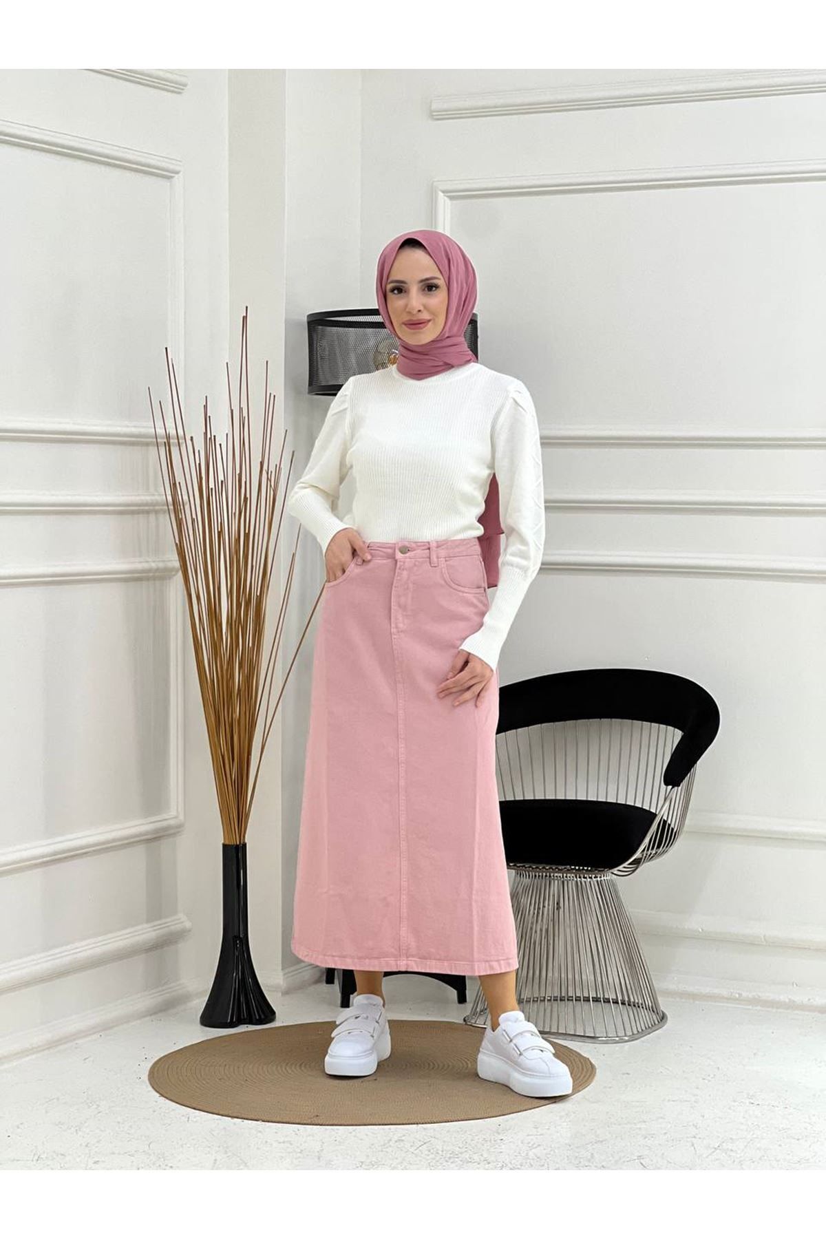 Tesettür Etek - Rosa Tesettür Etek - Rosa