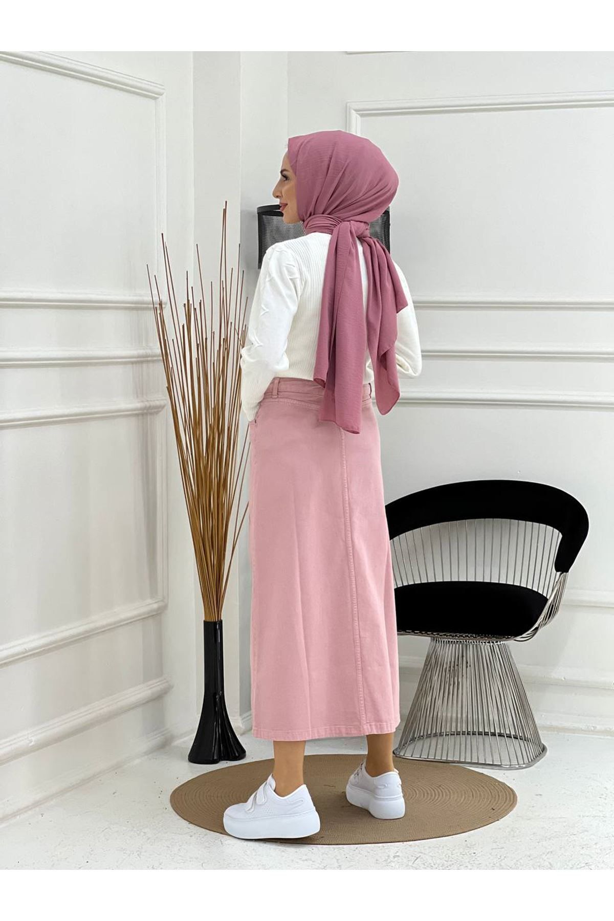 Tesettür Etek - Rosa Tesettür Etek - Rosa