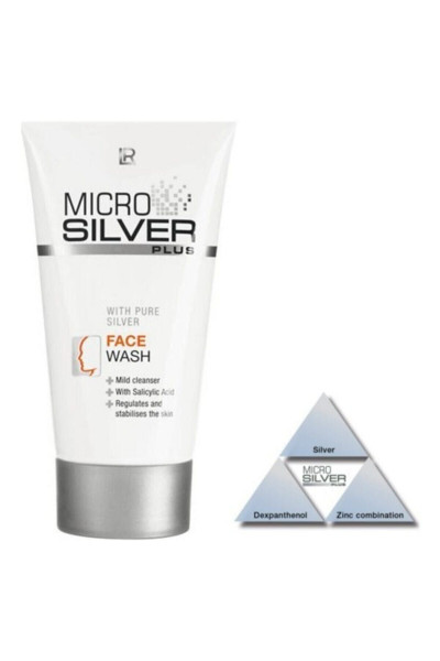 Microsilver Plus Yüz Yıkama Kremi 150 ml Face Wash Microsilver Plus Yüz Yıkama Kremi 150 ml Face Wash