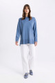 Regular Fit Bisiklet Yaka Yandan Yırtmaçlı Basic Düz Triko Kazak Tunik C5165ax24au Regular Fit Bisiklet Yaka Yandan Yırtmaçlı Basic Düz Triko Kazak Tunik C5165ax24au