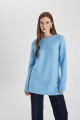 Regular Fit Bisiklet Yaka Basic Düz Triko Kazak Tunik B2709ax23wn Regular Fit Bisiklet Yaka Basic Düz Triko Kazak Tunik B2709ax23wn