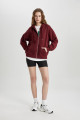 Relax Fit Kapüşonlu Fermuarlı Sweatshirt Tycechh3bn170359304698658 Relax Fit Kapüşonlu Fermuarlı Sweatshirt Tycechh3bn170359304698658