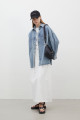 OVERSIZE PAMUKLU ELBİSE EKRU OVERSIZE PAMUKLU ELBİSE EKRU