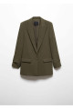 Kıvrık Kollu Blazer Ceket Kıvrık Kollu Blazer Ceket