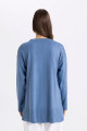 Regular Fit Bisiklet Yaka Yandan Yırtmaçlı Basic Düz Triko Kazak Tunik C5165ax24au Regular Fit Bisiklet Yaka Yandan Yırtmaçlı Basic Düz Triko Kazak Tunik C5165ax24au