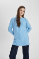 Regular Fit Bisiklet Yaka Basic Düz Triko Kazak Tunik B2709ax23wn Regular Fit Bisiklet Yaka Basic Düz Triko Kazak Tunik B2709ax23wn