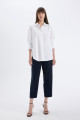 Oversize Geniş Kalıp Basic Düz Poplin Uzun Kollu Gömlek D3152ax24au Oversize Geniş Kalıp Basic Düz Poplin Uzun Kollu Gömlek D3152ax24au