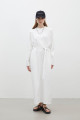 OVERSIZE PAMUKLU ELBİSE EKRU OVERSIZE PAMUKLU ELBİSE EKRU