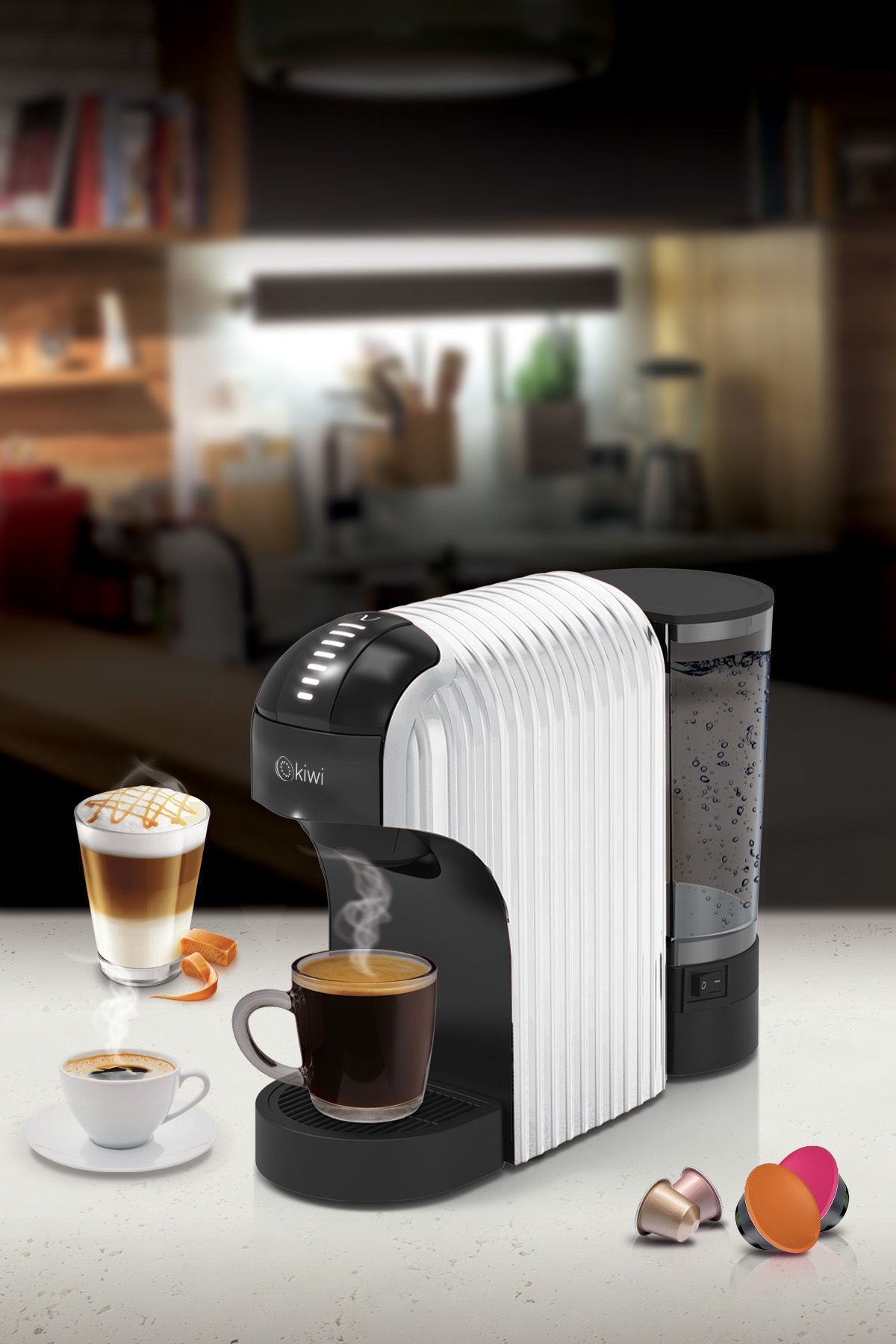 Kcm-7597 Multikapsül Kahve Makinesi Beyaz Dolce Gusto/ Toz Kahve Ile Uyumlu Kcm-7597 Multikapsül Kahve Makinesi Beyaz Dolce Gusto/ Toz Kahve Ile Uyumlu