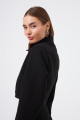 Love Serisi Straz Taşlı Blazer Ceket Siyah Love Serisi Straz Taşlı Blazer Ceket Siyah