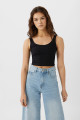 Kadın Siyah Ve Beyaz 2’li Crop Top Paketi Kadın Siyah Ve Beyaz 2’li Crop Top Paketi