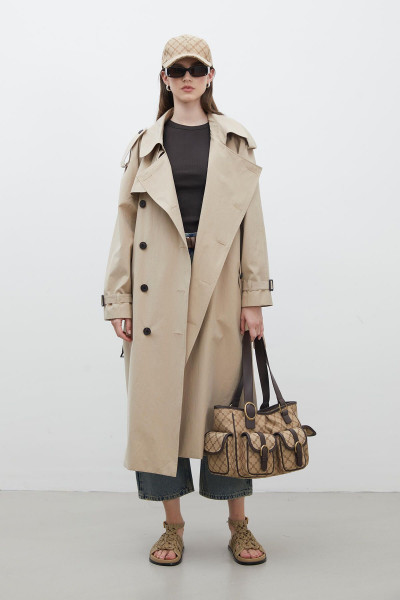 KOPENHAG OVERSIZE TRENÇKOT CAMEL KOPENHAG OVERSIZE TRENÇKOT CAMEL