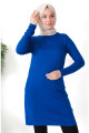 Penye Tunik 10645-12 Saks Penye Tunik 10645-12 Saks