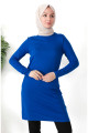 Penye Tunik 10645-12 Saks Penye Tunik 10645-12 Saks