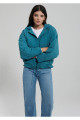 Kapitone Beli Bağcıklı Mavi Ceket Oversize / Geniş Kesim 1110323-70753 Kapitone Beli Bağcıklı Mavi Ceket Oversize / Geniş Kesim 1110323-70753