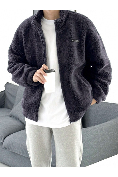 Oversize Peluş Sweatshirt Erkek Polar Sweatshirt Erkek Sweatshirt Kadın Sweatshirt Oversıze-pelus