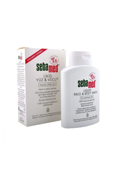 Likit Yüz ve Vücut Temizleme 200 ml Likit Yüz ve Vücut Temizleme 200 ml