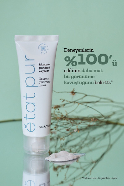 Express Purifying Mask Sebum Dengeleyici Arındırıcı Beyaz Kil Maskesi 50 ml Karma Yağlı Cilt Express Purifying Mask Sebum Dengeleyici Arındırıcı Beyaz Kil Maskesi 50 ml Karma Yağlı Cilt