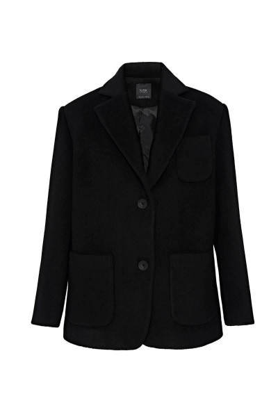 Magic Love Kaşe Blazer Siyah Magic Love Kaşe Blazer Siyah